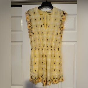 & Other Stories Yellow Romper NWOT